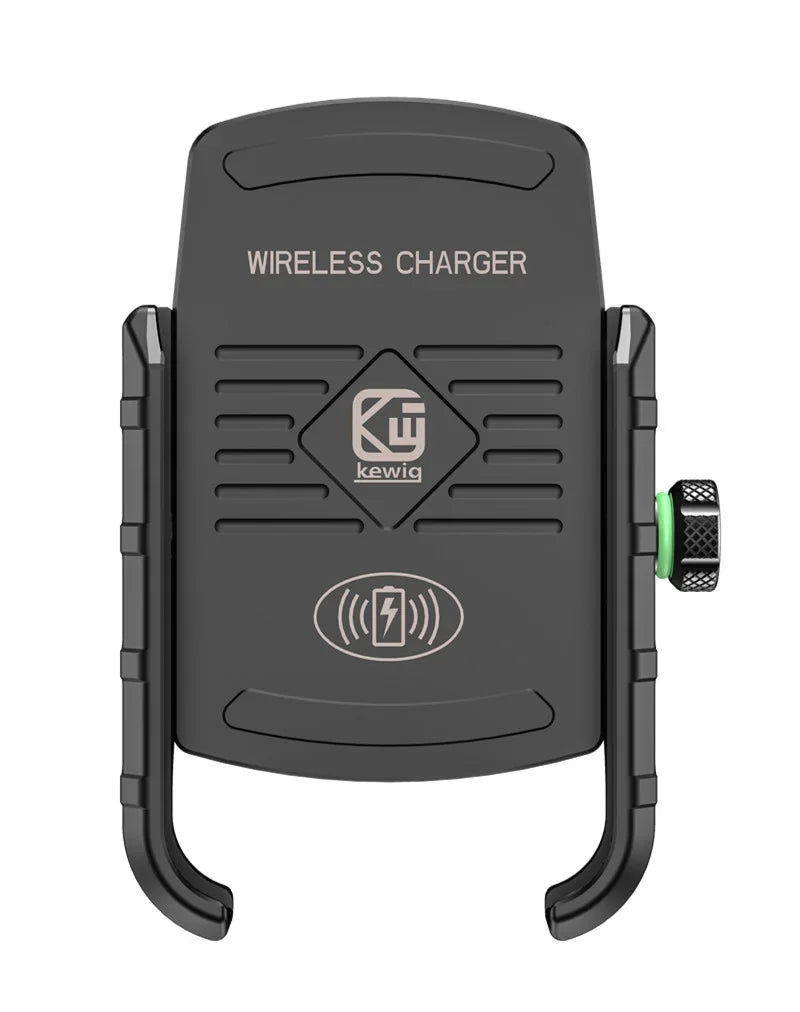 Soporte de Móvil para Moto con Carga Inalámbrica Rápida y USB