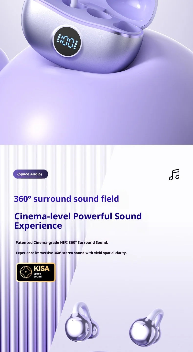 Auriculares Bluetooth Sony OWS con Clip para Deportes y Gaming