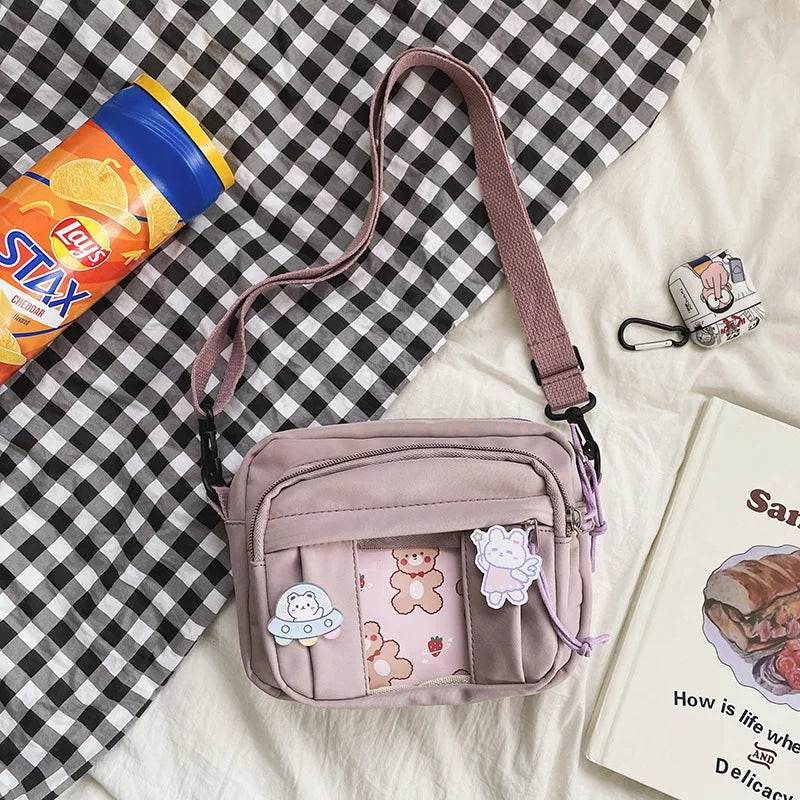 Bolso Kawaii Morado sin colgante