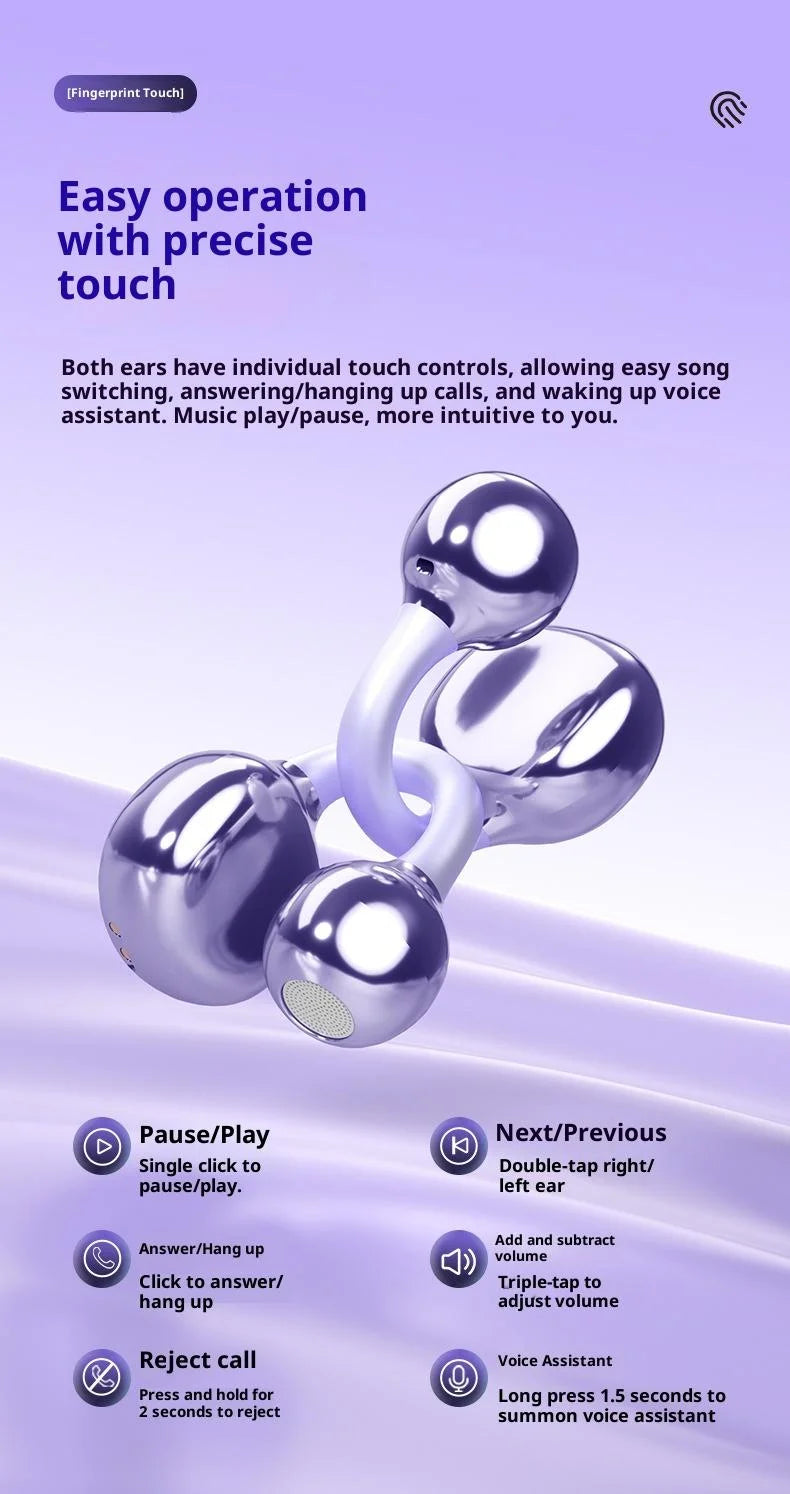 Auriculares Bluetooth Sony OWS con Clip para Deportes y Gaming