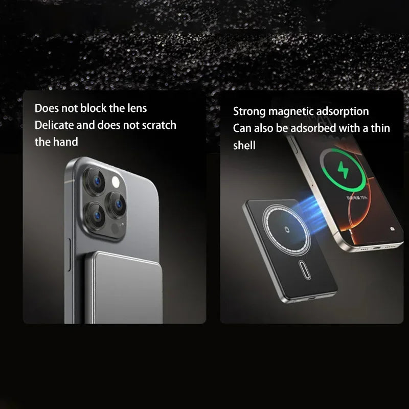 Power Bank Magnético Inalámbrico PD 22.5W – Carga Rápida para iPhone y Samsung