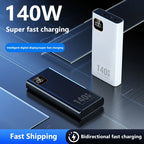 Power Bank Portátil 500000mAh con Carga Súper Rápida 140W – Batería Externa para iPhone, Samsung, Xiaomi y Huawei