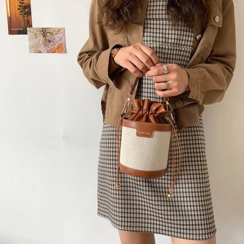 Bolso en forma de cilindro - Kamivashop