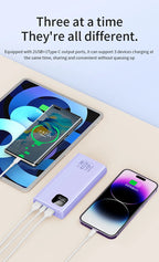 Power Bank Portátil 500000mAh con Carga Súper Rápida 140W – Batería Externa para iPhone, Samsung, Xiaomi y Huawei