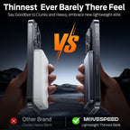 Power Bank Magnético MOVESPEED 10000mAh – Ultradelgado, PD 20W, Carga Inalámbrica 15W, Diseño Metálico Premium