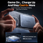 Power Bank Magnético MOVESPEED 10000mAh – Ultradelgado, PD 20W, Carga Inalámbrica 15W, Diseño Metálico Premium