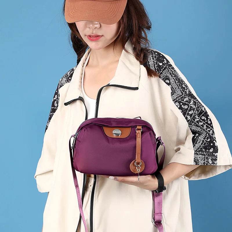 Bolso cruzado impermeable de nailon - Kamivashop