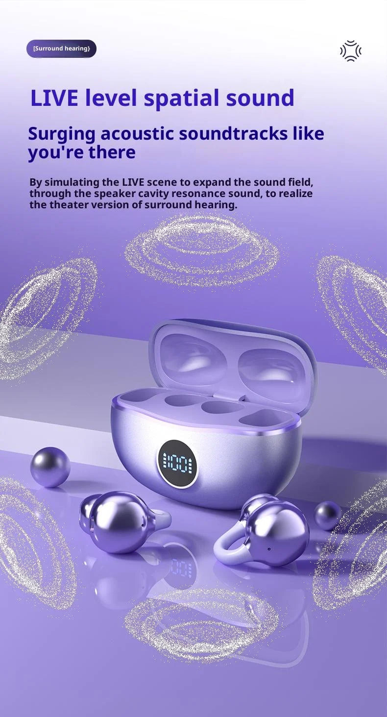 Auriculares Bluetooth Sony OWS con Clip para Deportes y Gaming