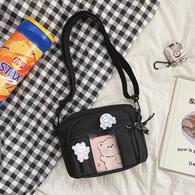 Bolso Kawaii Negro sin colgante