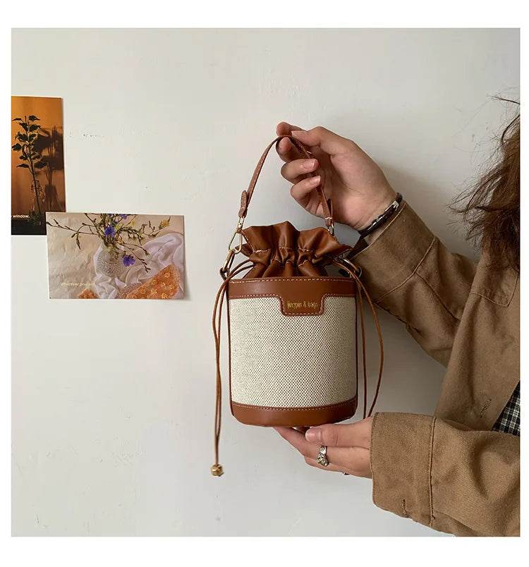 Bolso en forma de cilindro - Kamivashop