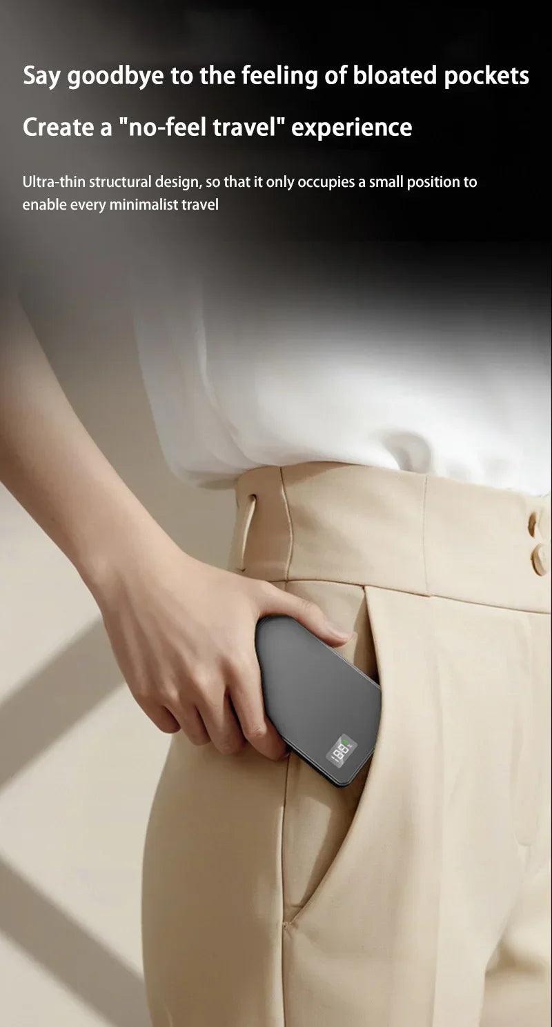 Power Bank Magnético Inalámbrico PD 22.5W – Carga Rápida para iPhone y Samsung