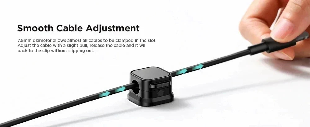 Organizador Magnético de Cables Adhesivo