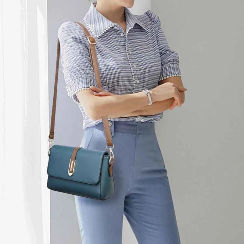 Bolso Bandolera de Mujer Estilo Elegante | Diseño Compacto Cuadrado y Clutch Moderno