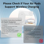 Soporte de Carga Inalámbrica 3 en 1 Plegable para iPhone, Apple Watch y AirPods