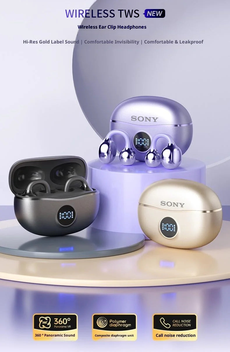 Auriculares Bluetooth Sony OWS con Clip para Deportes y Gaming