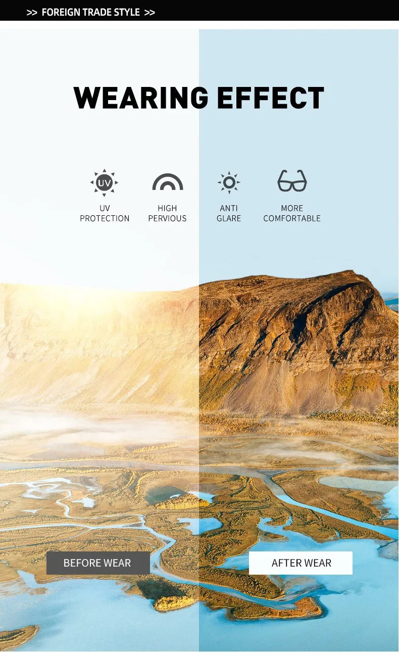 Gafas de sol estilo vintage grandes - Kamivashop