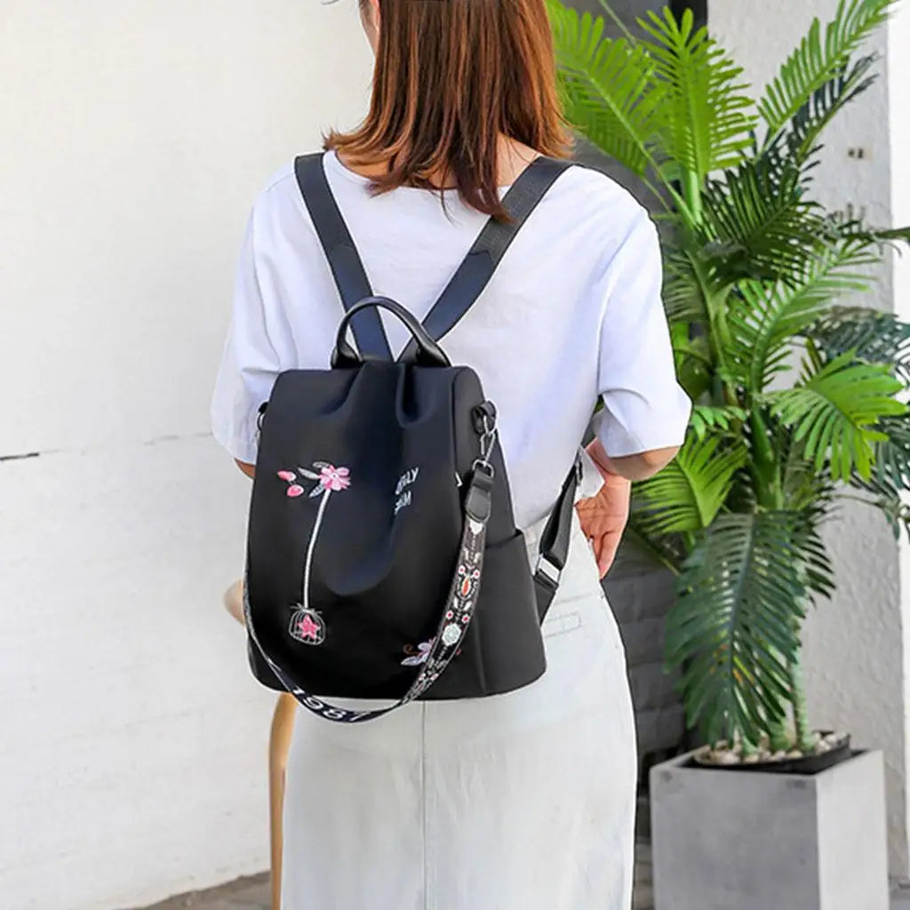 Mochila floral kamivashop
