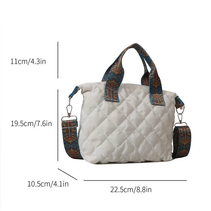 Bolso acolchado de nailon - Kamivashop