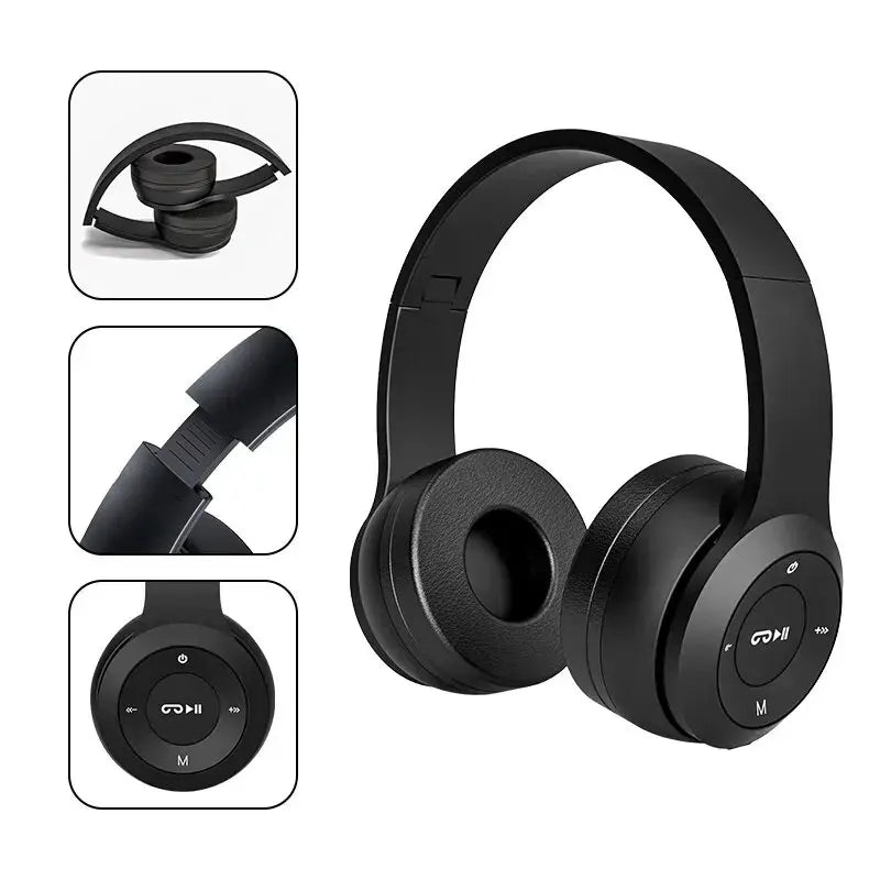 Auriculares Bluetooth P47 5.0 Plegables con Cancelación de Ruido