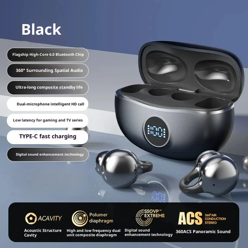 Auriculares Bluetooth Sony OWS con Clip para Deportes y Gaming