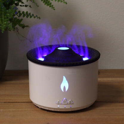 Difusor de Aromas con Efecto Volcán Mediano con Enchufe – 2 Colores disponibles