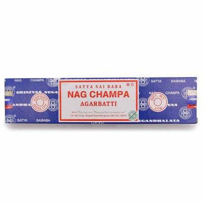Satya Sai Baba Nag Champa Agarbatti incense sticks packaging