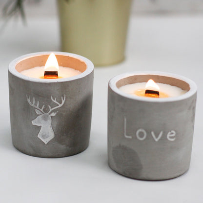 Olla mediana - Love - Purple Fig & Casis