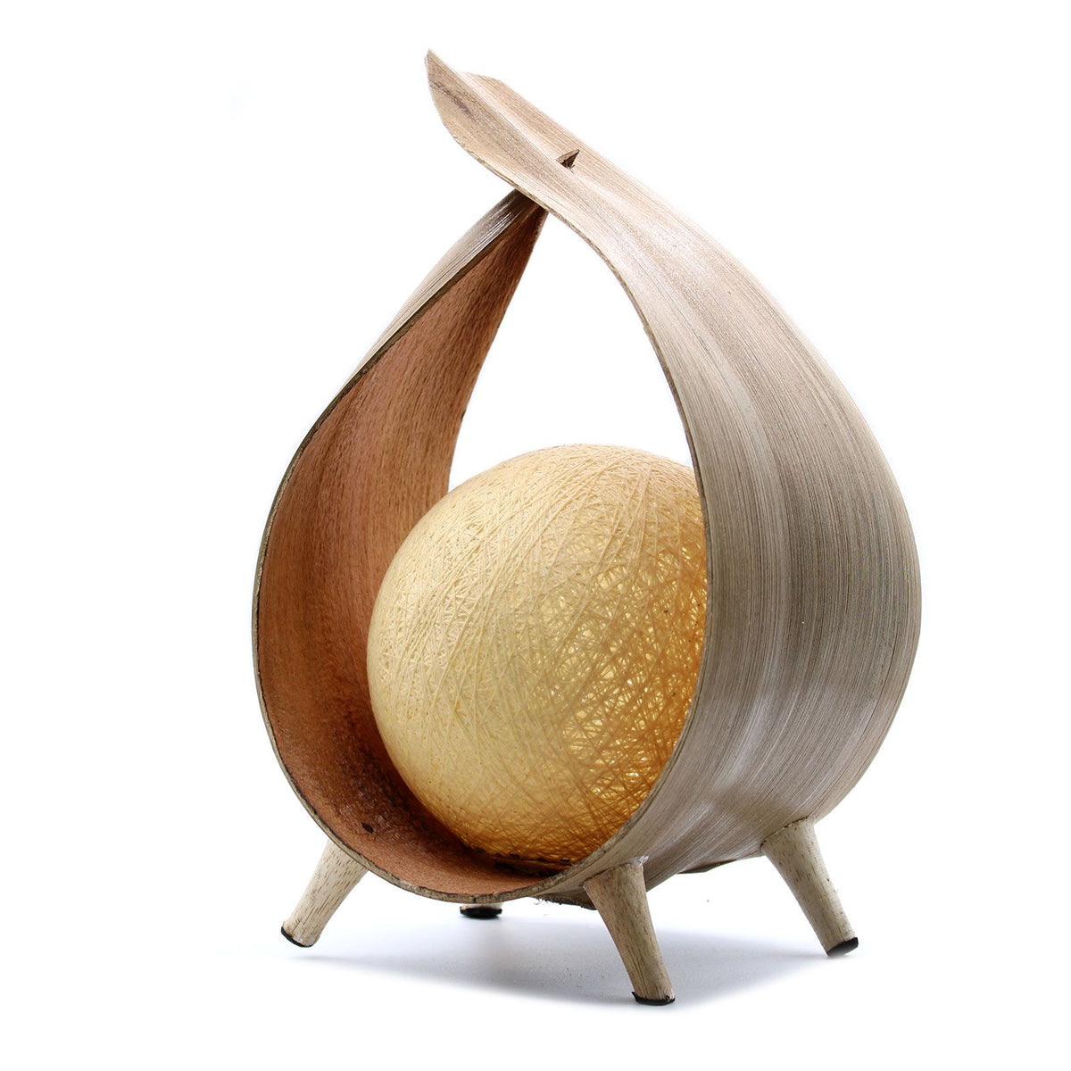 Lampe de noix de coco naturelle - Enveloppe naturelle