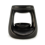 Quemador de aceite cerámico Zen - Pequeño clásico - Negro mate