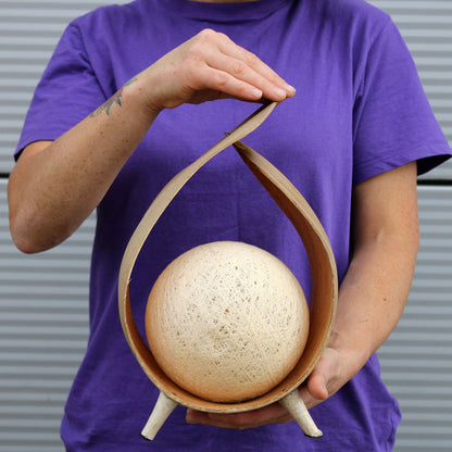 Natürliche Kokosnusslampe – Natürliche Schleife