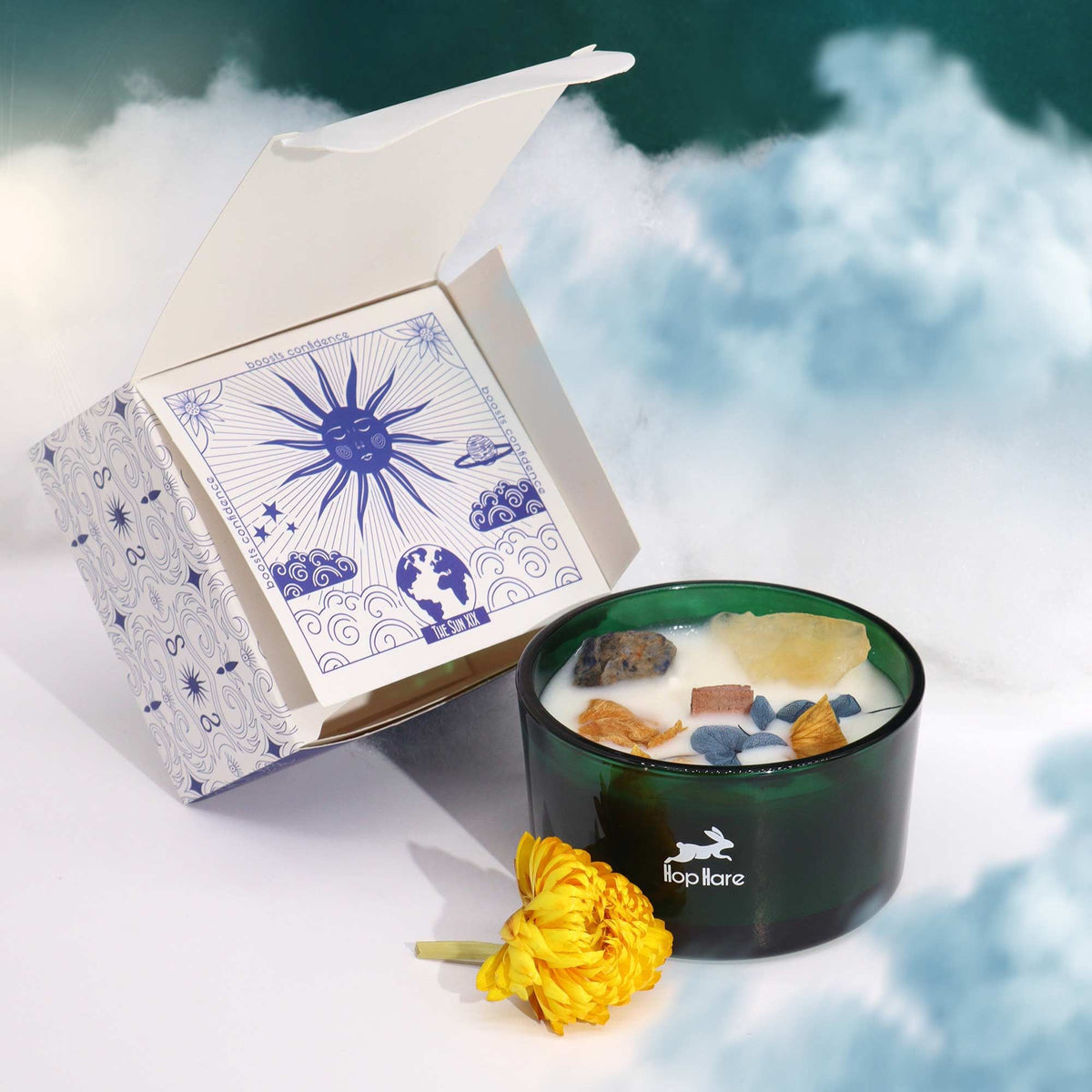 Vela Flor Mágica de Cristal Hop Hare - El Sol
