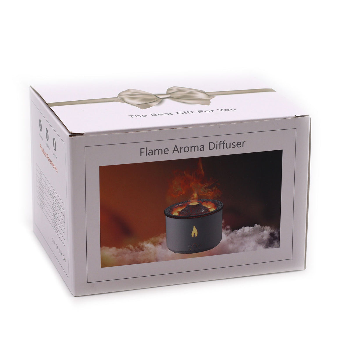 Difusor de Aromas con Efecto Volcán Mediano con Enchufe – 2 Colores disponibles