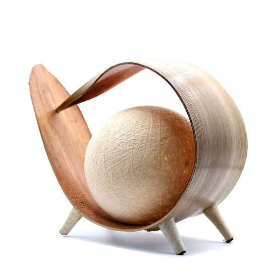 Lampe noix de coco naturelle - Boucle naturelle