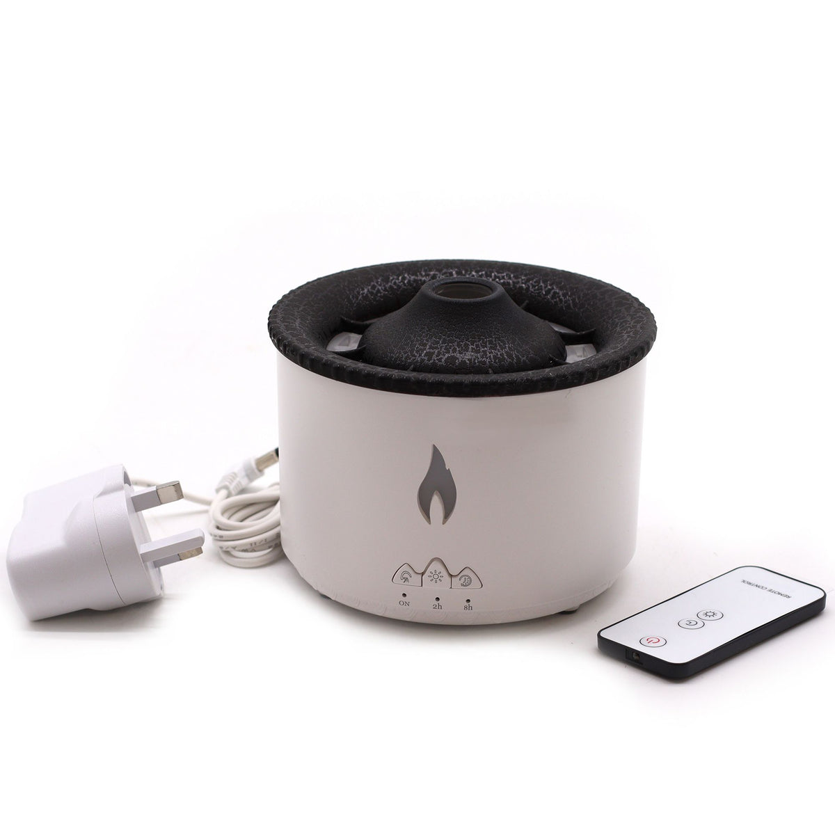 Difusor de Aromas con Efecto Volcán Mediano con Enchufe – 2 Colores disponibles