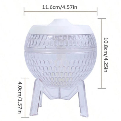 Difusor transparente Mondo Planet - USB - Cambio de color (luz abajo)