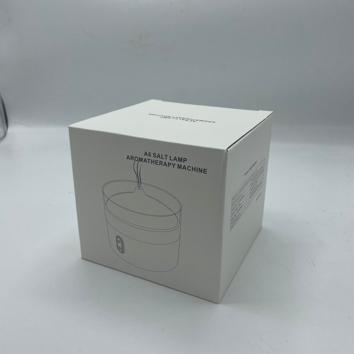 Himalaya-Salz-Aroma-Diffusor - Nachtlicht - USB-C - Flammeneffekt (Salz inbegriffen)