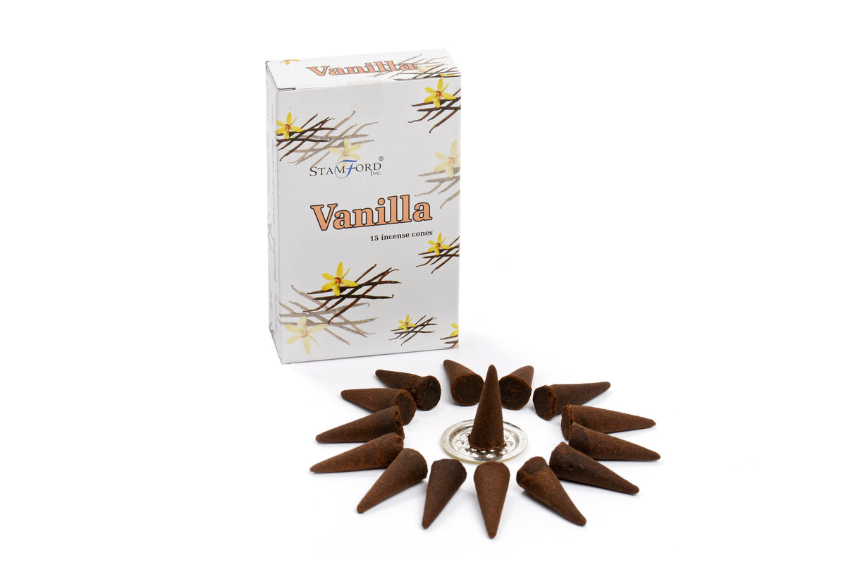 Conos de Incienso de Vainilla