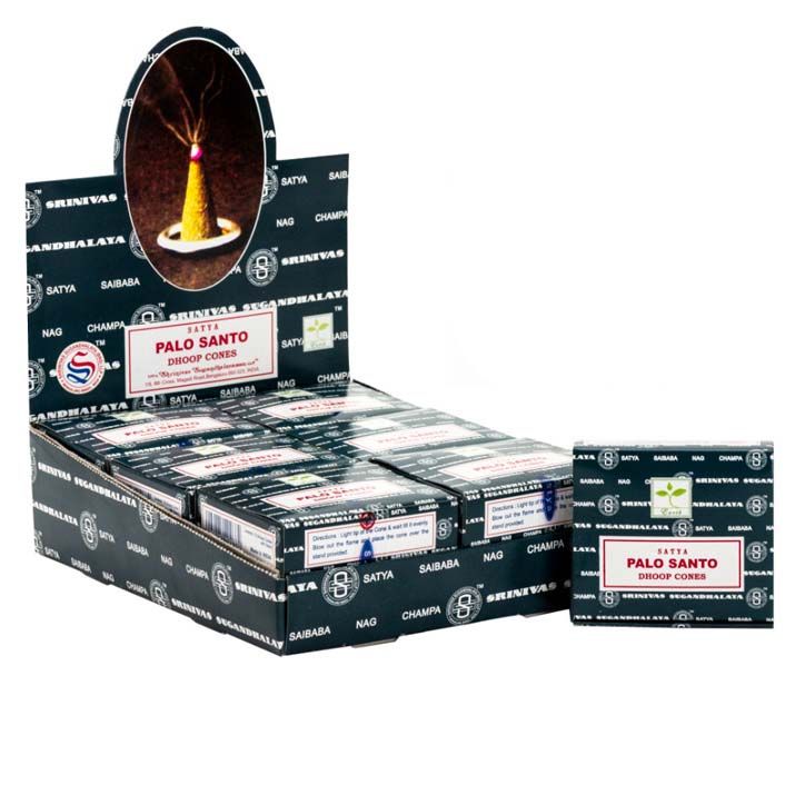 Conos de Incienso Palo Santo Satya – Dhoop Cones | Purificación y Bienestar