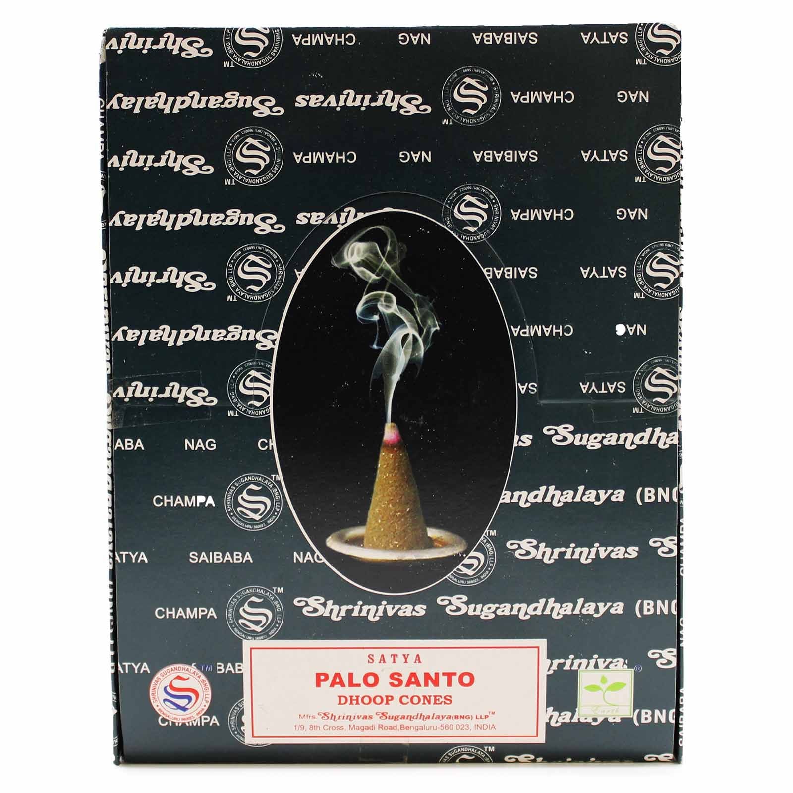Conos de Incienso Palo Santo Satya – Dhoop Cones | Purificación y Bienestar
