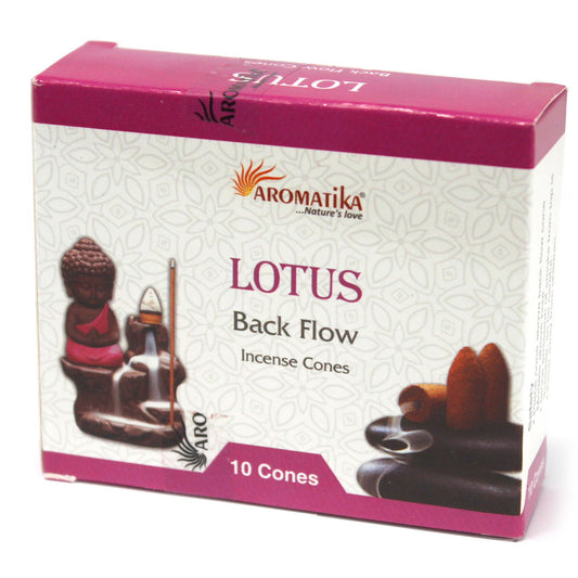 Conos de Incienso Reflujo Aromatika - Loto