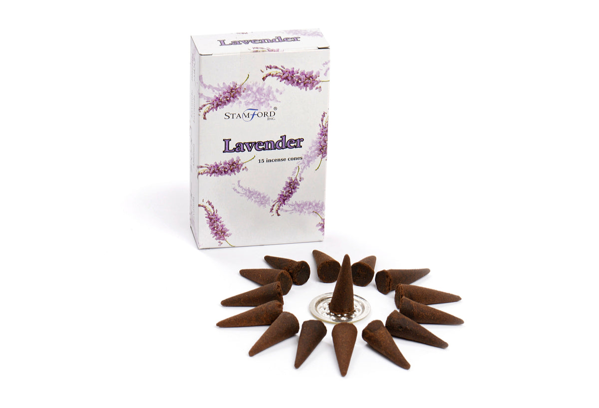 Conos de Incienso de Lavanda
