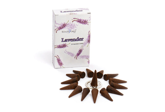 Conos de Incienso de Lavanda