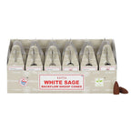 Conos de Reflujo Satya Salvia Blanca – Dhoop Backflow | Purificación del Hogar