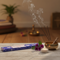 Incienso Nag Champa Satya Sai Baba en ambiente de meditación