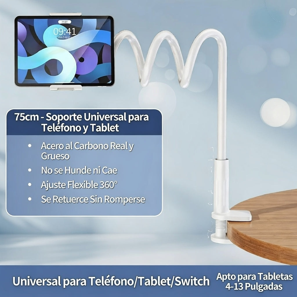 1/2pcs Soporte Flexible para Tablet y Móvil con Brazo Ajustable